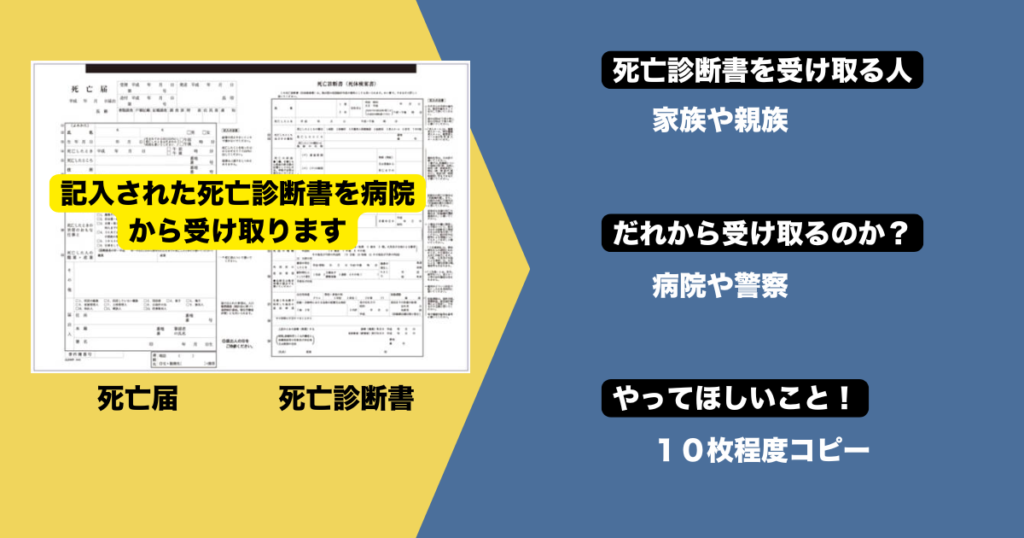 死亡届と死亡診断書の基本事項